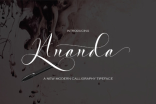 Ananda Script: A Stylish Calligraphy Font for Elegant Design