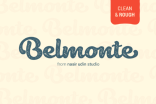 Belmonte: A Sweet and Bold Script Font