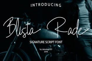 Blista Rade: A Timeless Handwritten Script for Creative Expression