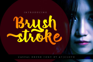 Brush Stroke: A Handmade Brush Font for Creative Expression
