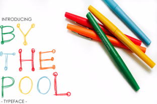 By the Pool: A Playful Font for Creative Projects