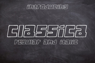 Classica: A Versatile Outline Font for Creative Projects