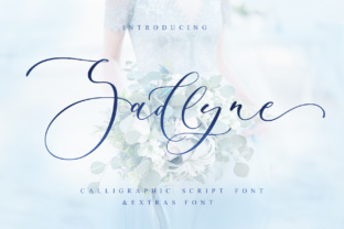 Discover the Elegance of Sadlyne: A Calligraphic Typeface for Modern Designers