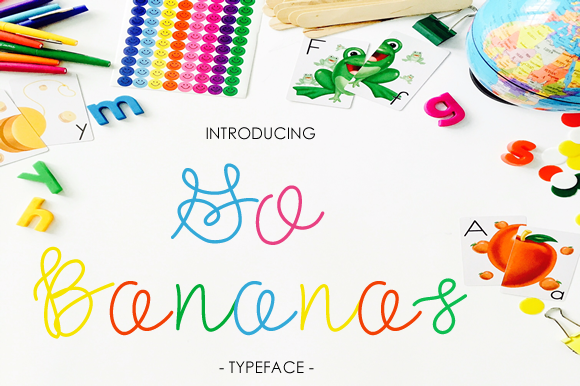 Go Bananas: A Stylish Cursive Font