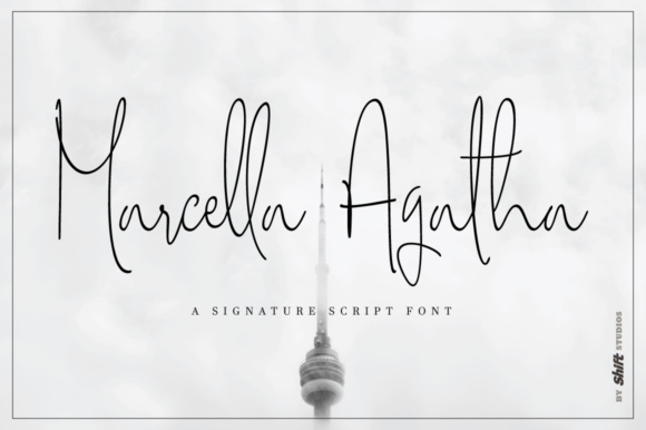 Marcella Agatha: A Signature Handwriting Font