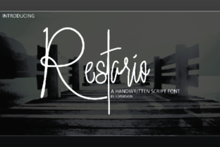 Restario: A Modern Handwriting Font for Creative Projects