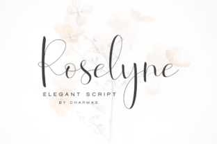Roselyne Script: A Modern Calligraphy Font for Elegant Design