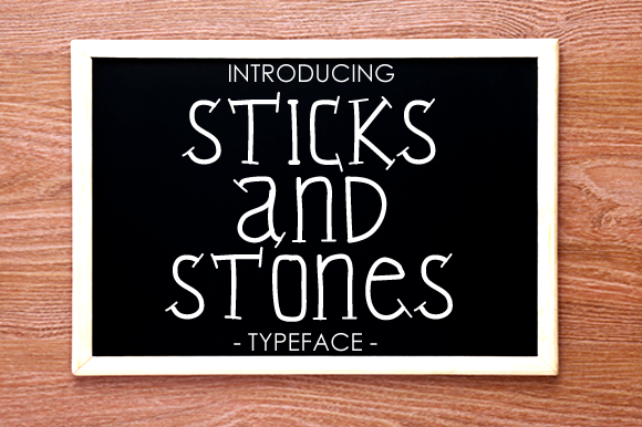 Sticks and Stones: A Font That Brings Warmth to Your Design