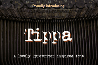 Tippa: A Retro Typewriter Font for Creative Projects