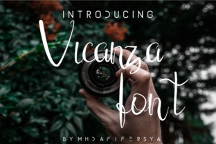 Vicanza: A Versatile Script Font for Creative Expression
