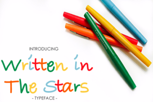 Written in the Stars: A Handwritten Font with Jovial Charm